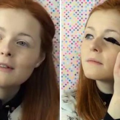  Bloguera ciega triunfa con tutoriales de belleza