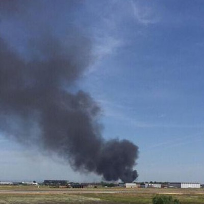  Se estrella avión militar en España