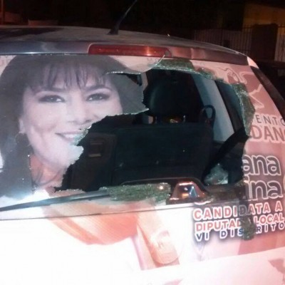  Candidata de Movimiento Ciudadano, víctima de actos de vandalismo