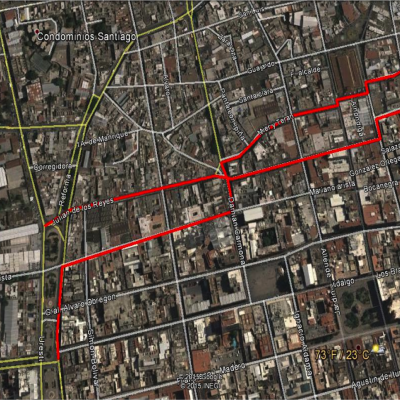  Cambio de rutas del transporte urbano