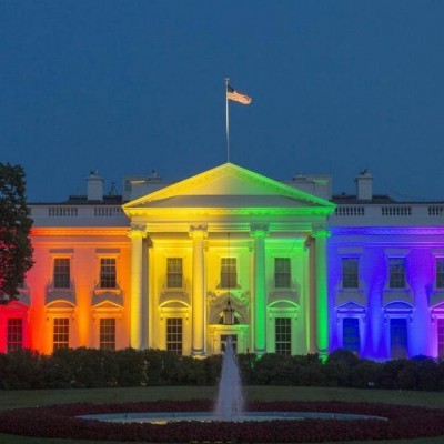  Día histórico: La Casa Blanca se ilumina con colores del arcoíris