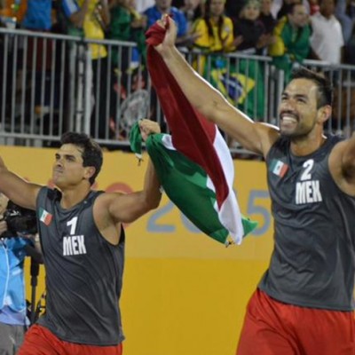  Voleibol de playa varonil le da a México decimoquinto oro