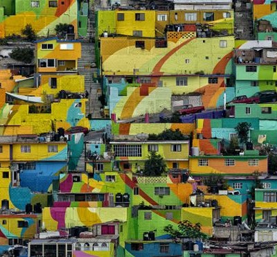  Palmitas, el barrio mexicano que combate la violencia con colores
