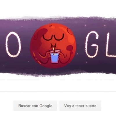  Doodle para celebrar descubrimiento de agua en Marte