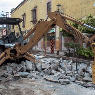  Retrasada, primera etapa de obras de calle Obregón