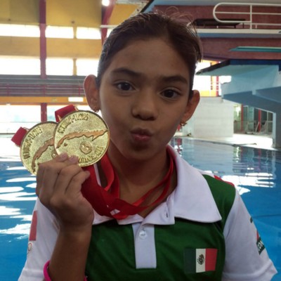  Niña de 10 años gana dos medallas de oro en Panamericanos