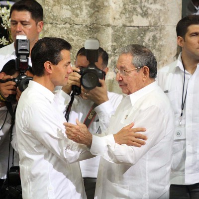  Concluyó visita de Raul Castro a México