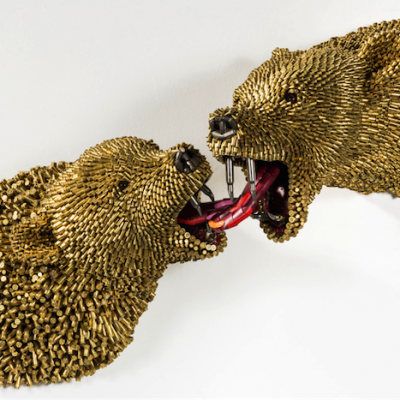  Federico Uribe: el artista que convierte balas en animales