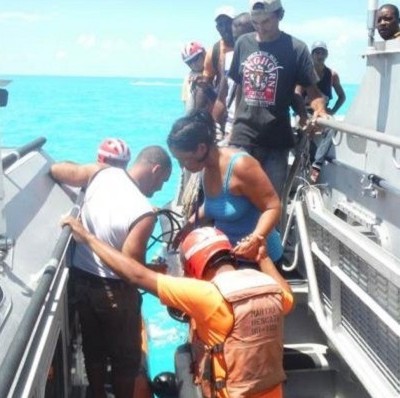 Rescatan en Tampico a 5 naúfragos que llevaban 35 días en el mar