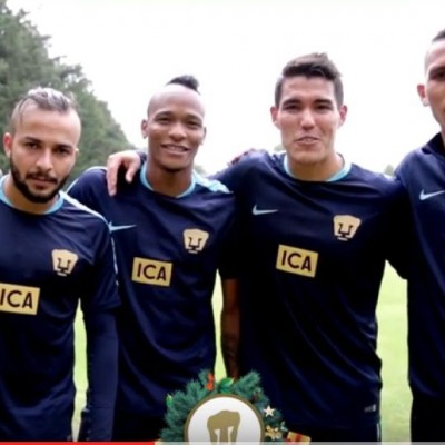  Jugadores de Pumas envían mensaje de Navidad y Año Nuevo