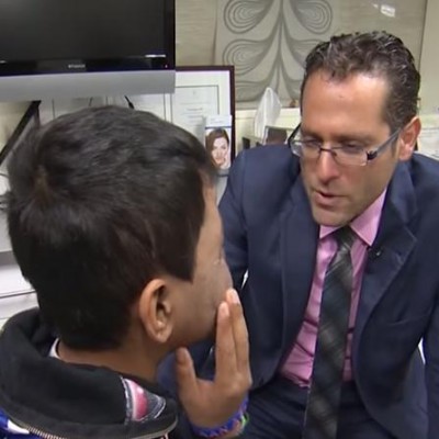  Niño recibe trasplante de nariz 3D