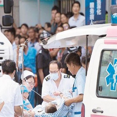  Derriban un hospital en China con médicos y pacientes dentro