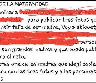  ‘Reto de la maternidad’ desata polémica en Facebook