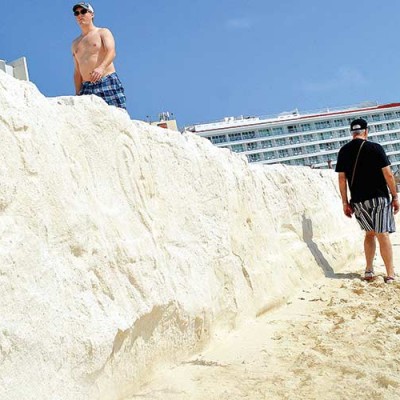  Erosión devora las playas de Cancún