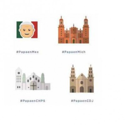  Los ‘emojis’ del Papa en Twitter por visita a México