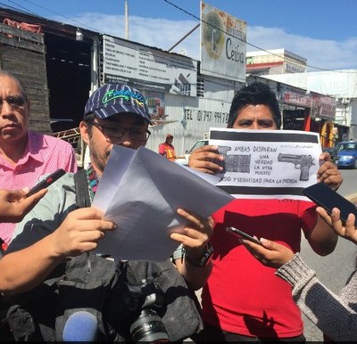  Protestan en Guerrero por asesinato de Anabel; “Cuídate”, le dicen a corresponsal de Proceso