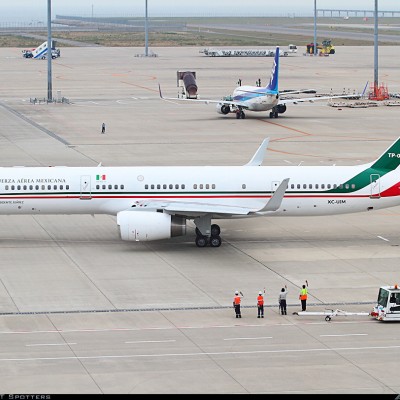  El polémico avión presidencial ya tocó suelo mexicano