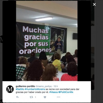  Reaparece Humberto Moreira en Coahuila