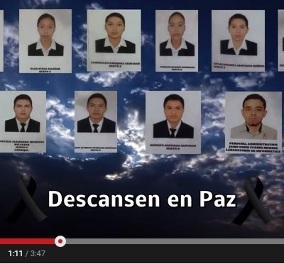  Con video recuerdan a estudiantes del Cobach 14