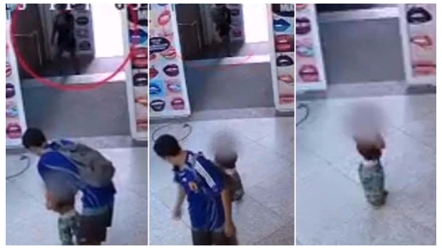  (Video) Padres abandonan a su hijo de 2 años en centro comercial de Brasil