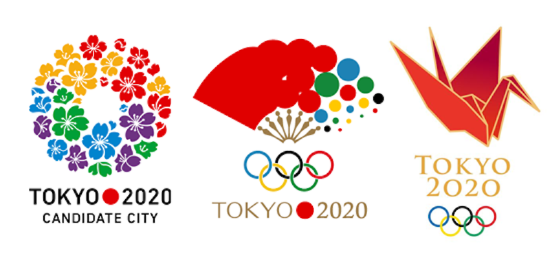  Los diseños para el logo de los Juegos Tokio 2020