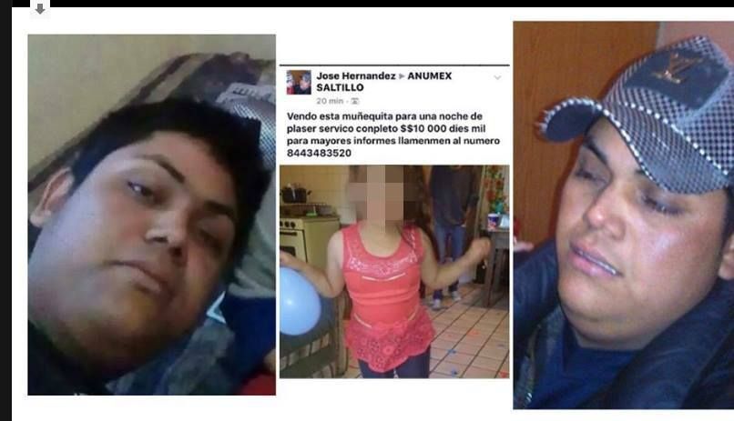  Investigan a 3 por caso de niña ofertada en redes sociales