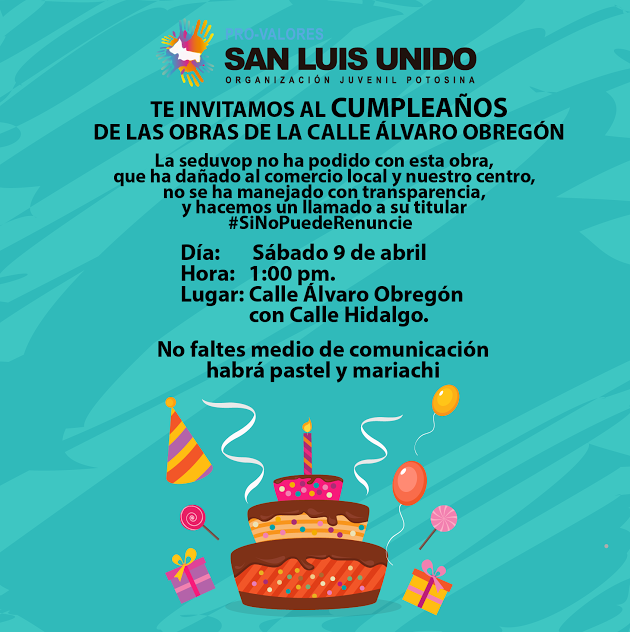  Invitan a celebrar con mariachis obras inconclusas de Obregón