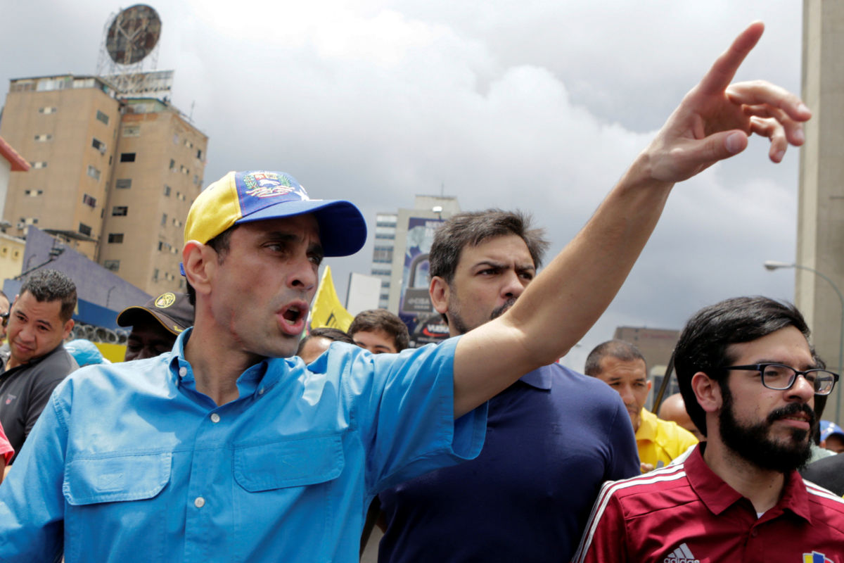  Venezuela: líder opositor insiste en manifestarse para acelerar proceso contra Maduro