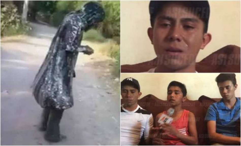  (Video) Llorando, se disculpan menores que humillaron a indigente en Guanajuato