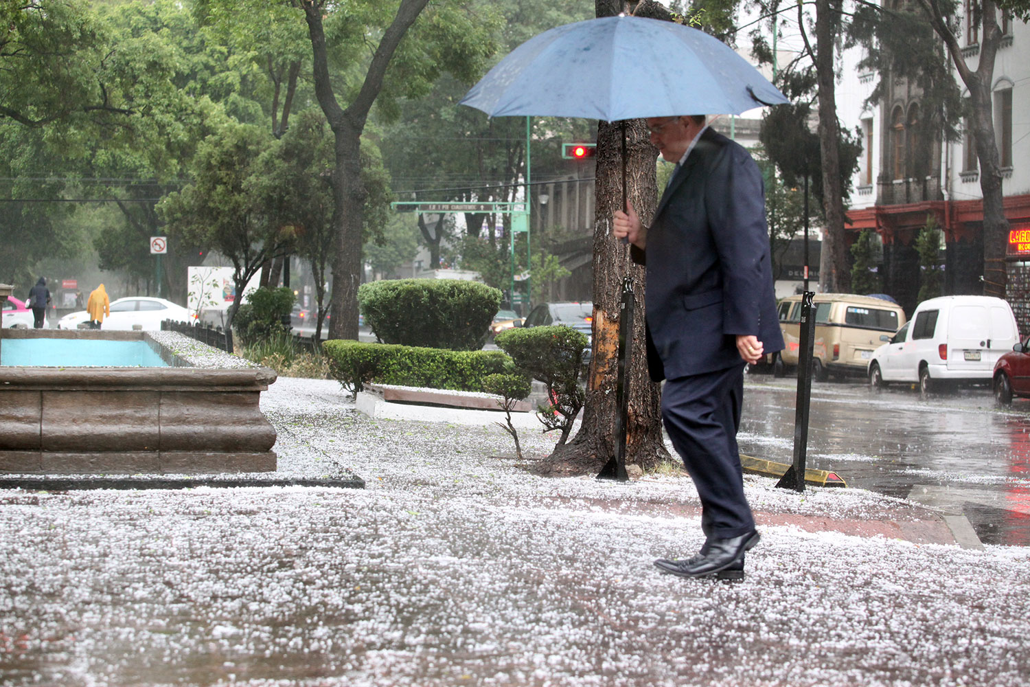  LLuvias, granizadas, calor y fuertes vientos en gran parte del país