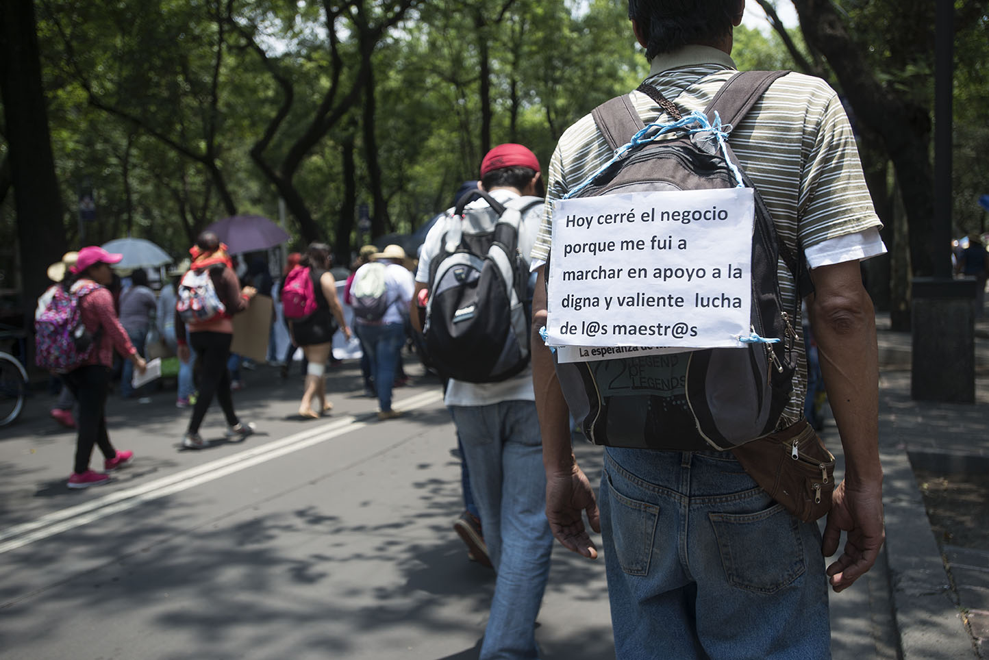  18 estados del país marcharon en apoyo a la CNTE