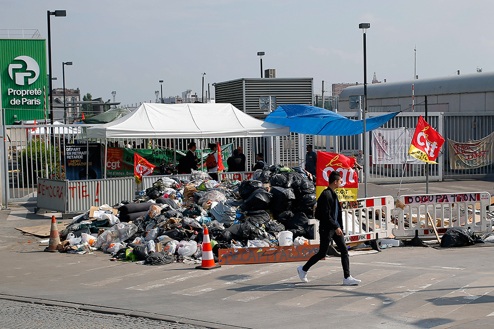  París ahora sufre por la recolección de basura