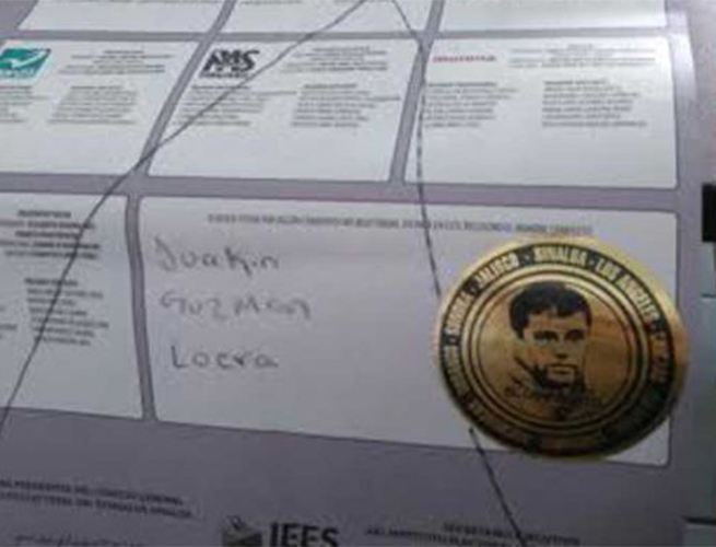  Voto anulado en favor de ‘El Chapo’ se registró en Badiraguato