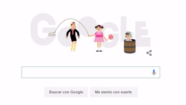  Con ‘Quico, ‘La Popis’ y ‘El Chavo’, Google recuerda la primer emisión de ‘El Chavo del 8’