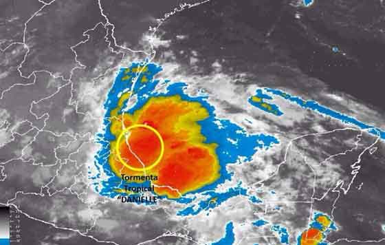  Se disipa tormenta tropical Danielle en México