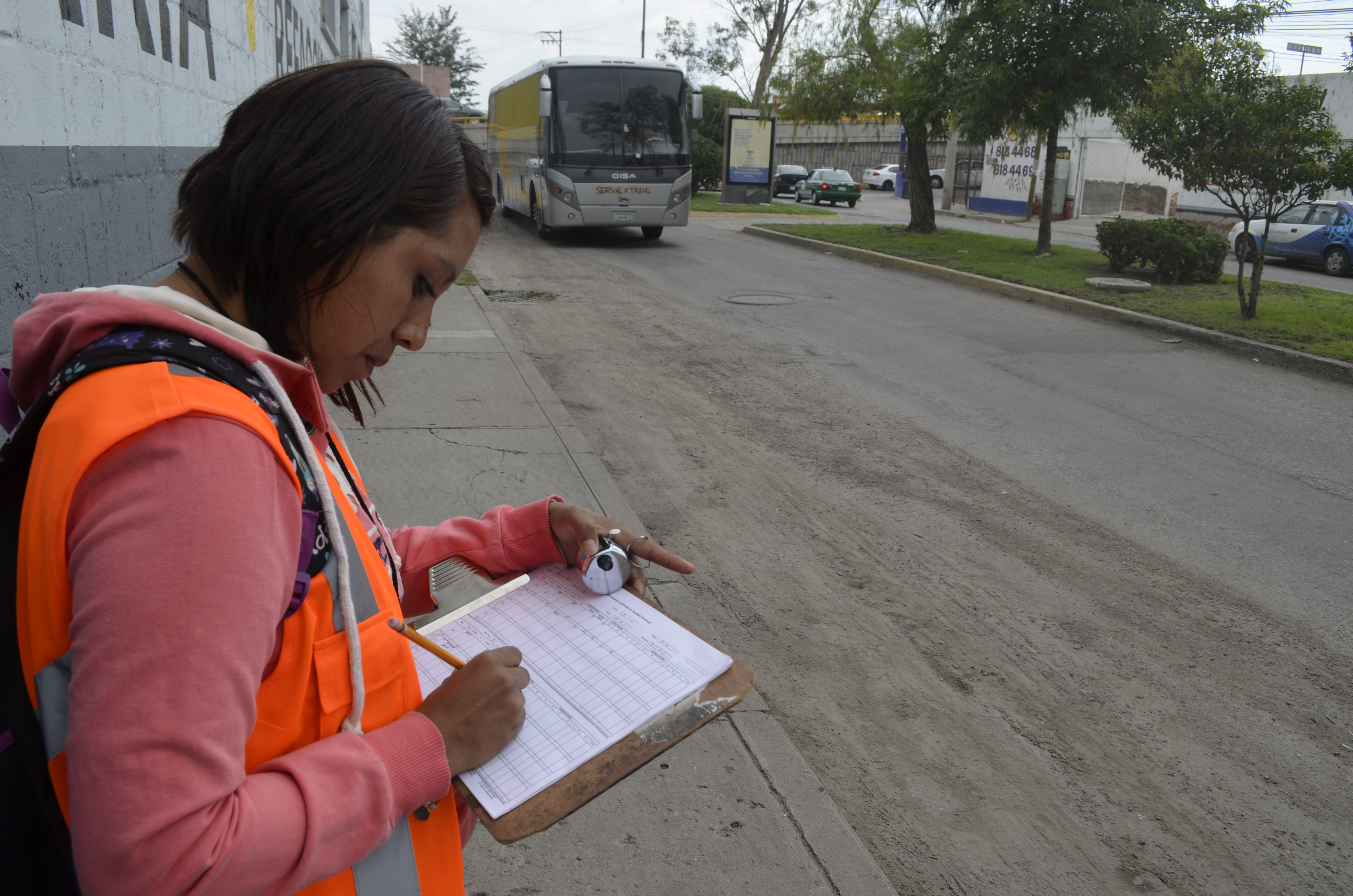  Conteo de vehículos y peatones en el Distribuidor Juárez