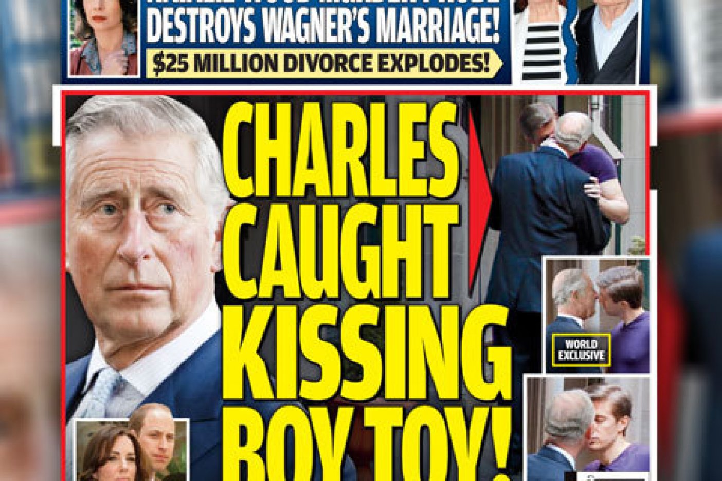  Beso de príncipe Carlos a otro hombre podría costarle la corona
