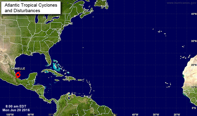  Activan alerta en 10 estados por tormenta ‘Danielle’