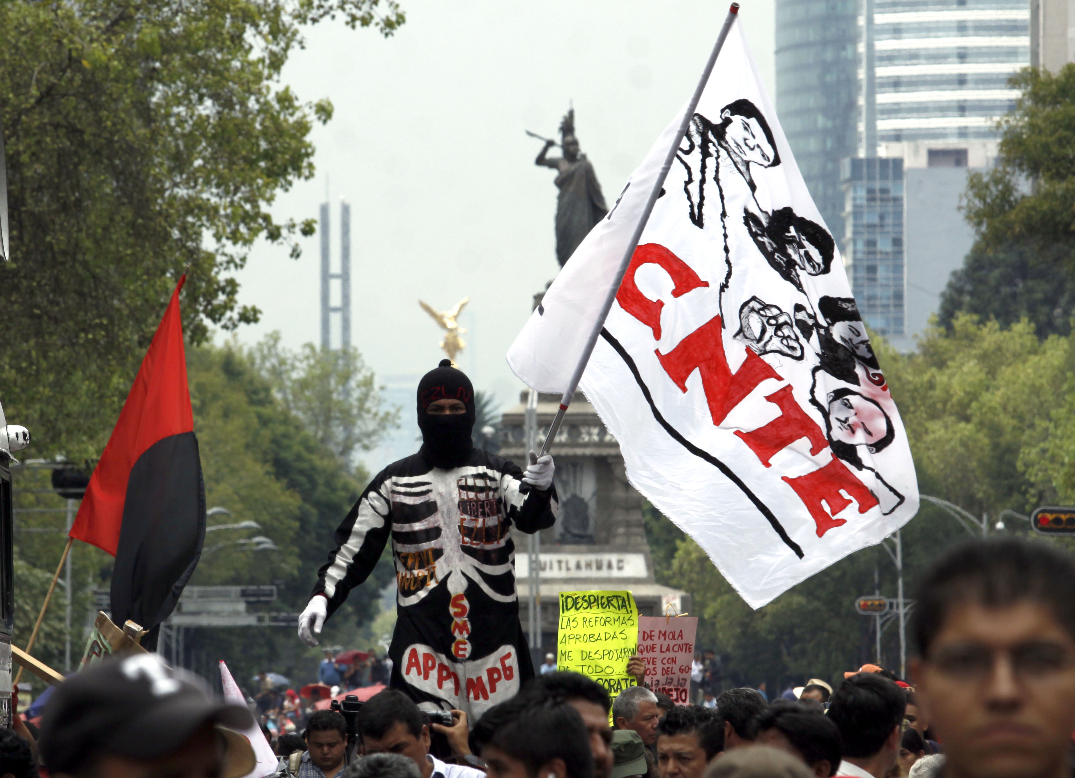  Marchas de CNTE hartan a capitalinos