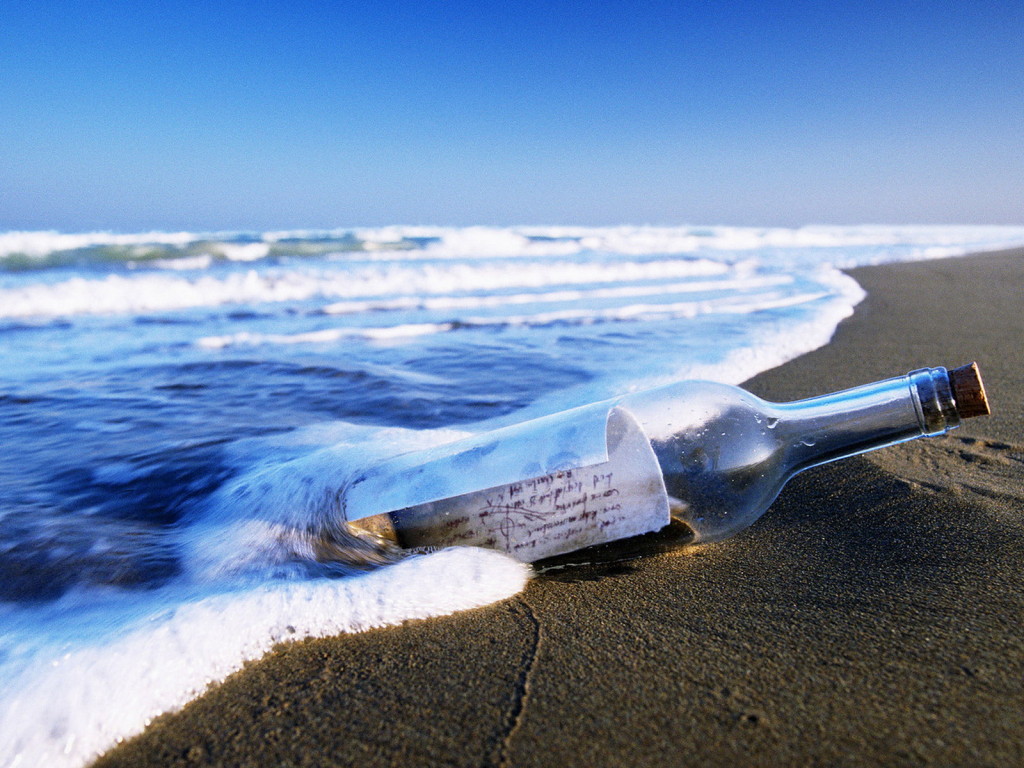  Encuentran mensaje de hace 110 años en botella a la orilla del mar