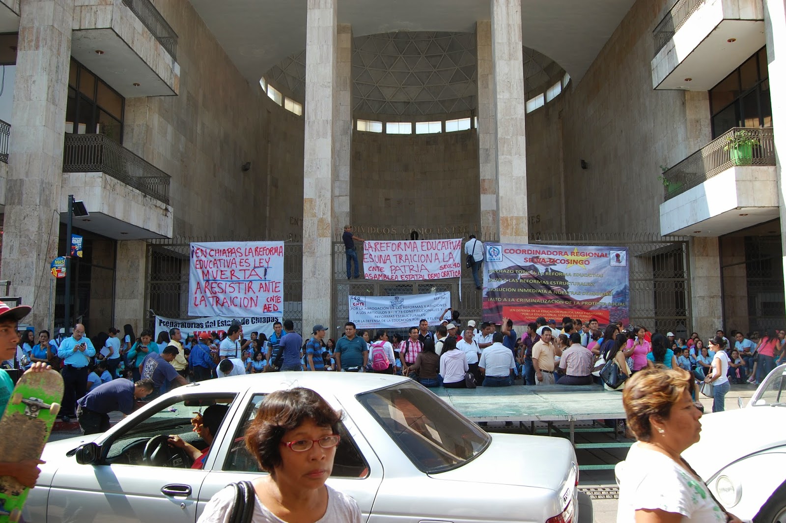  Maestros de CNTE en Chiapas no realizarán inscripciones al próximo ciclo escolar