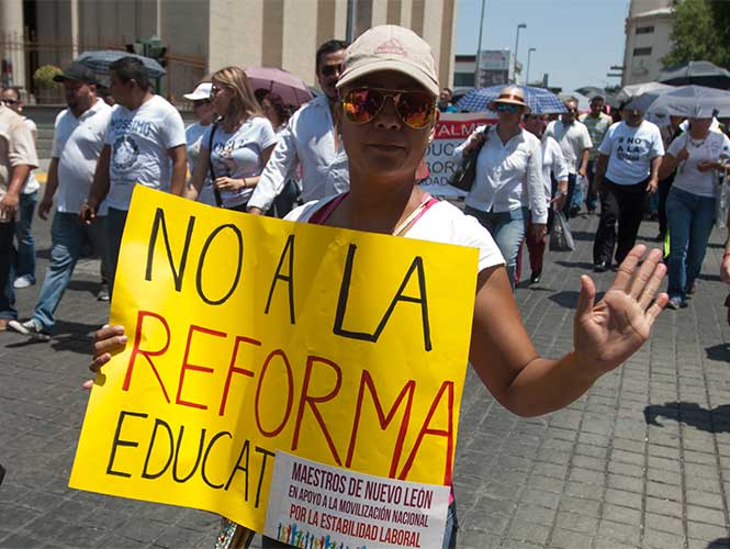  Movimiento seguirá hasta derogación de la reforma: CNTE Nuevo León