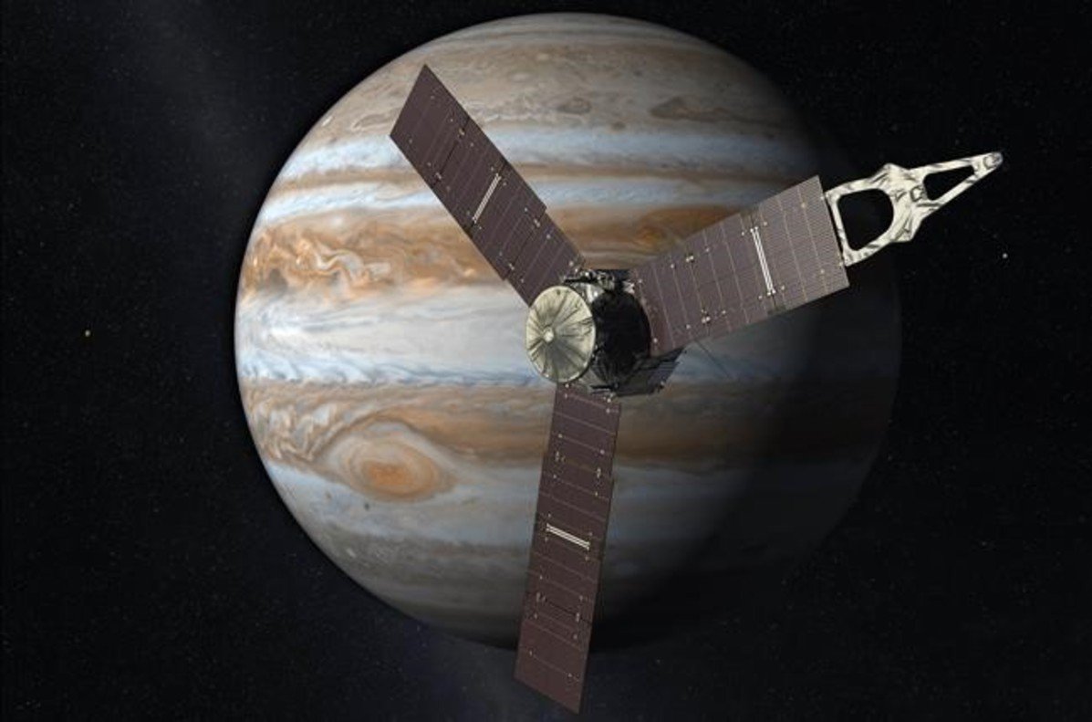  Sonda espacial ‘Juno’ ingresa con éxito en órbita de Júpiter