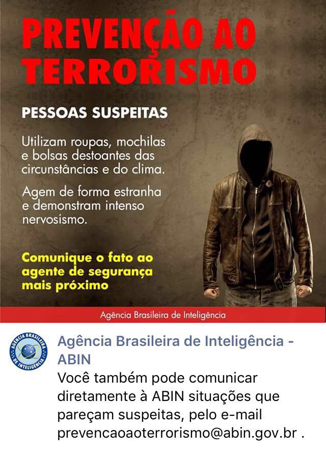  Surge polémica en Brasil por consejos para identificar terroristas