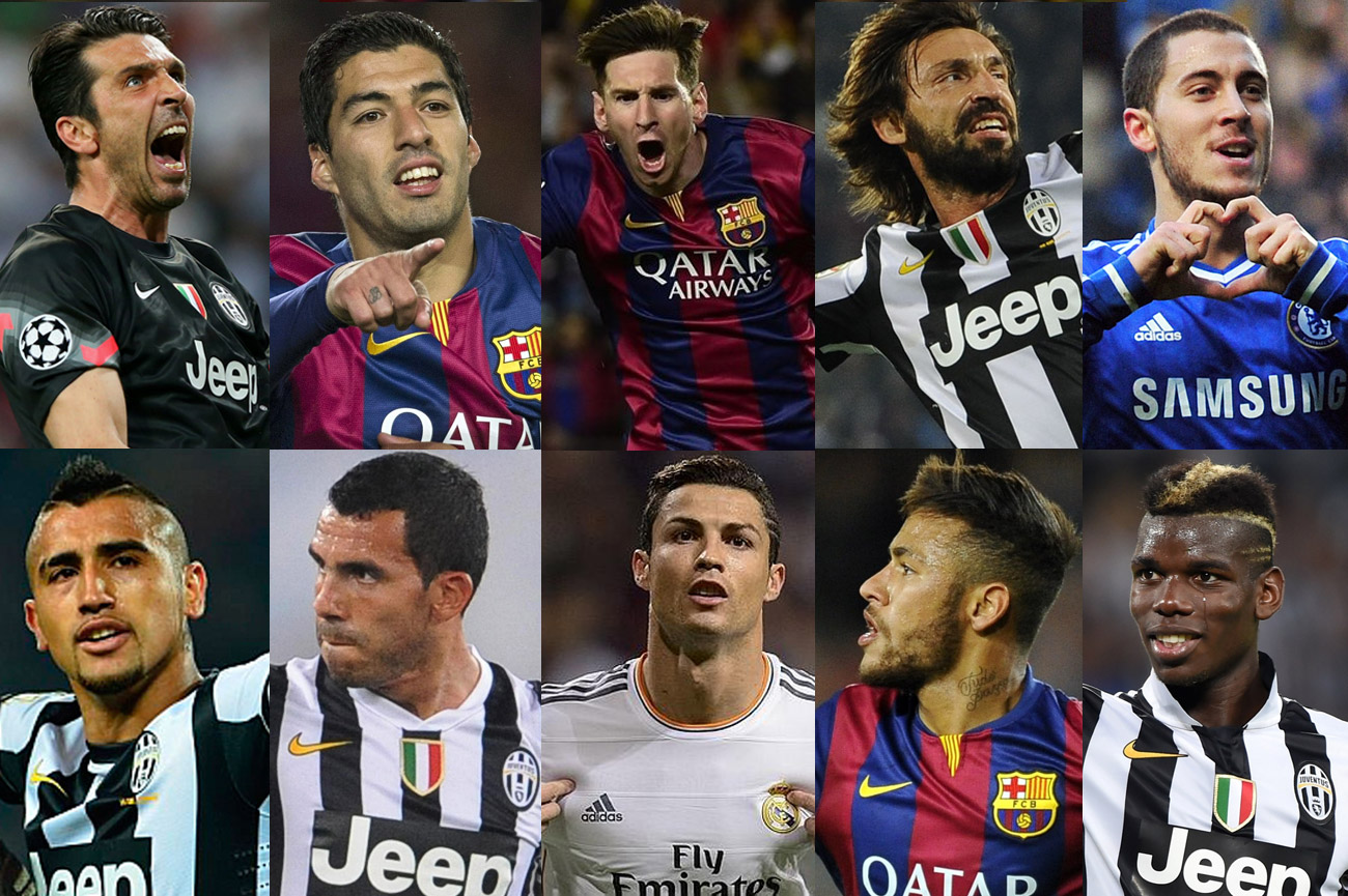  Candidatos a mejor jugador en Europa de UEFA