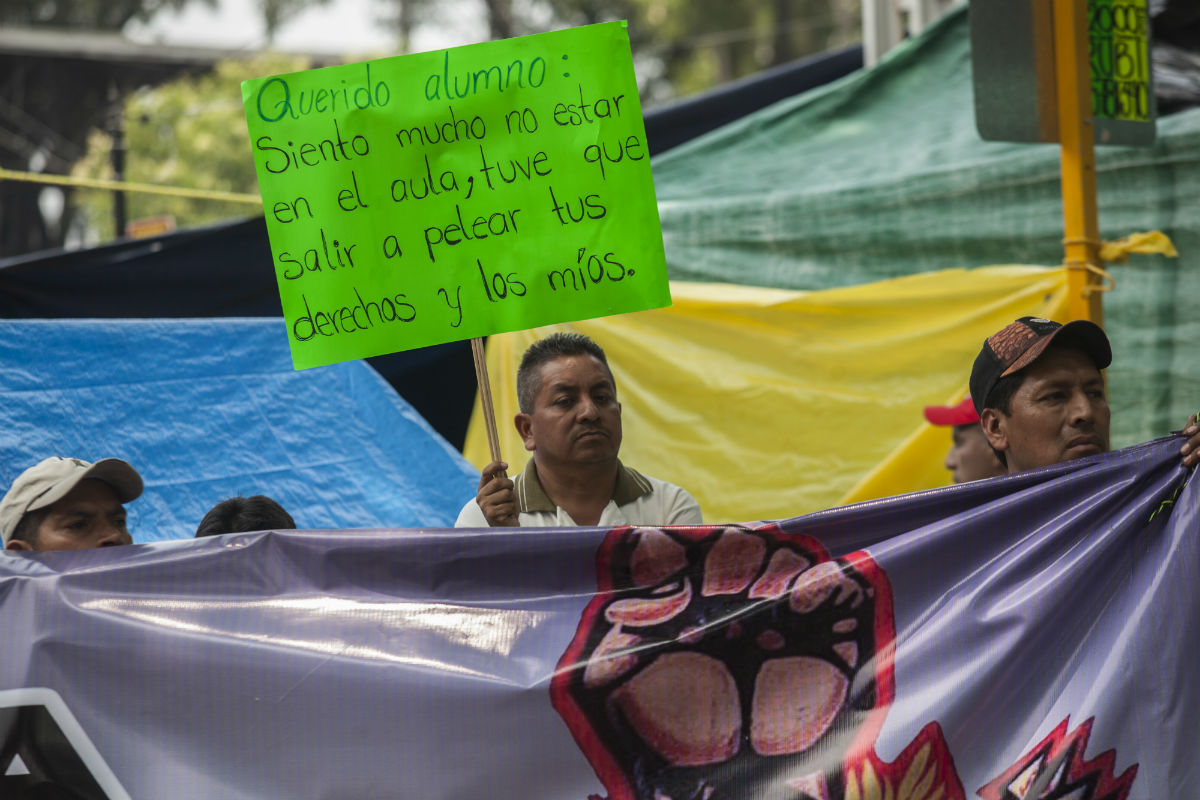  (Video) Y la CNTE se volvió la piedra en el zapato