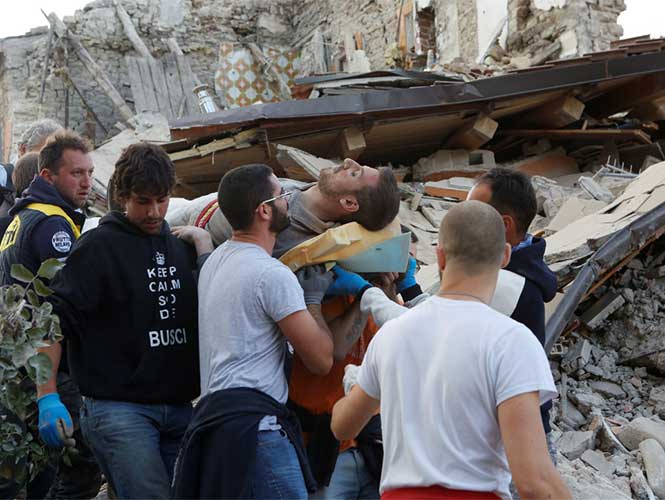  Italia: No se reportan hasta ahora mexicanos en zona de temblor