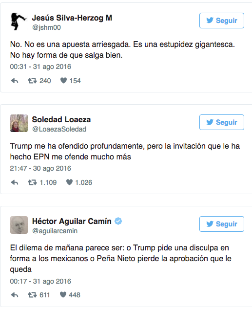  Críticas y repudio en redes sociales por visita de Donald Trump a México