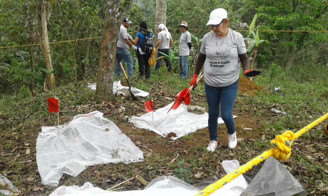  Madres de desaparecidos descubren 7 fosas clandestinas en Veracruz