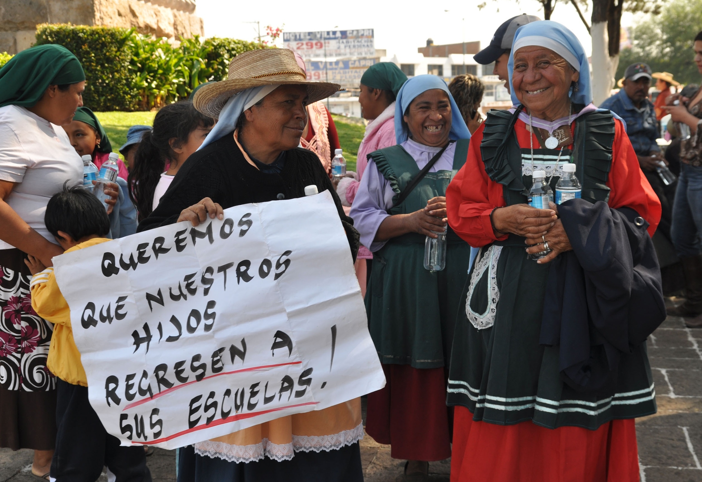  En la Nueva Jerusalén, grupo religioso no permite clases